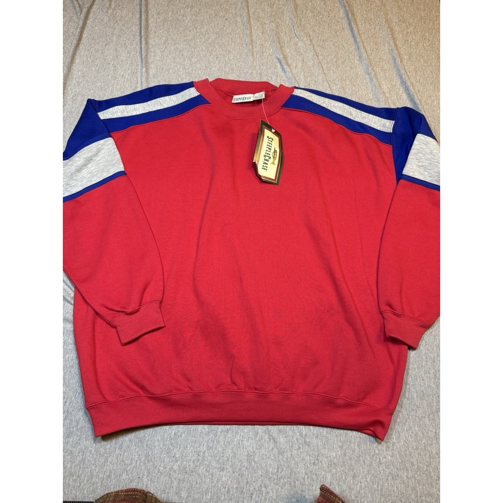 Vintage 90's SteepleChase Crewneck Sweatshirt Sz XL